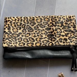 Sole Society fold clutch